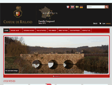 Tablet Screenshot of chateauderolland.com